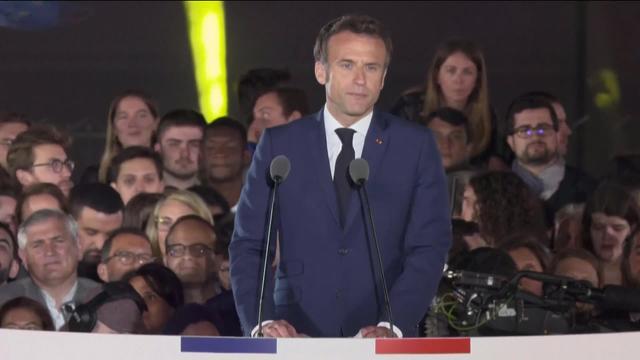 La réélection d'Emmanuel Macron à la présidence française rassure les milieux économiques