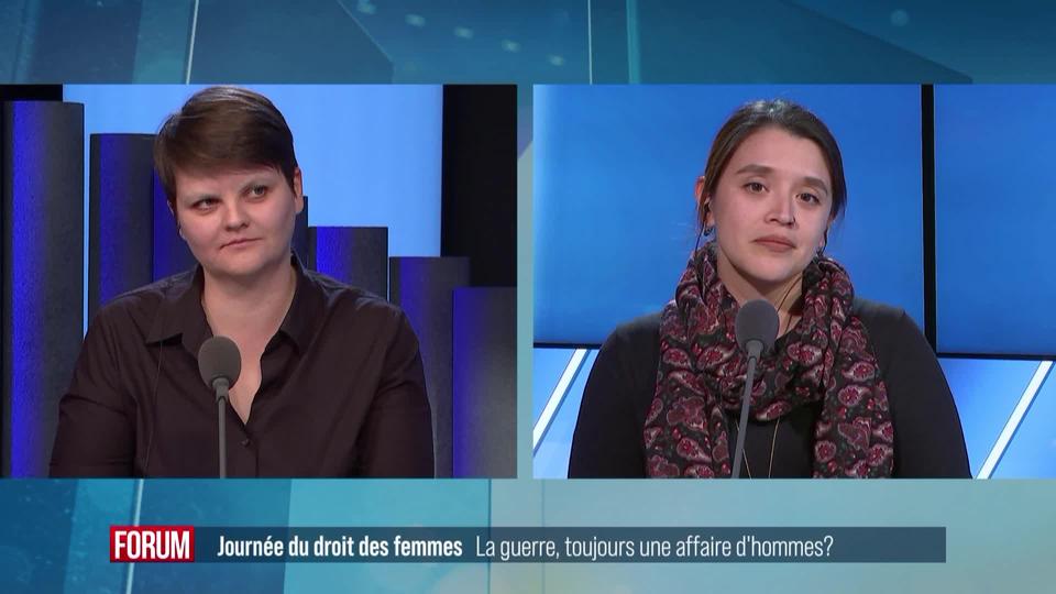 Journée du droit des femmes: la guerre toujours une affaire d'hommes? Interview d'Olga Baranova et Catalina Roth