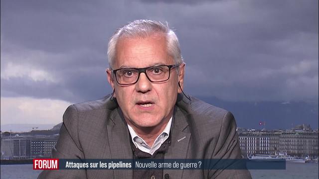 Frédéric Potelle s’exprime sur les conséquences de la destruction des gazoducs Nord stream 1 et 2