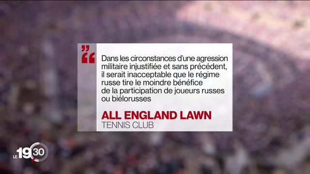 Tennis: Le tournoi de Wimbledon exclut les Russes et les Biélorusses pour protester contre la guerre en Ukraine