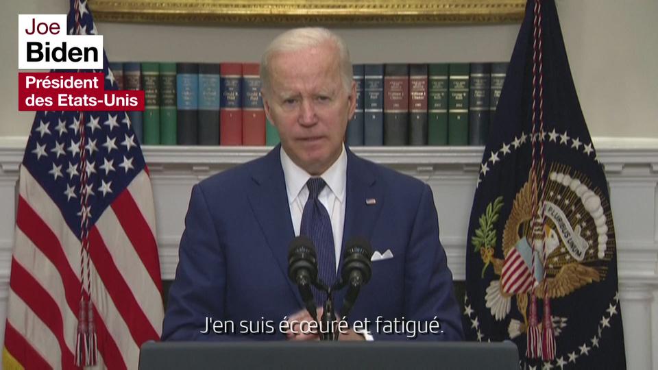 Extraits du discours de Joe Biden après la fusillade dans une école au Texas