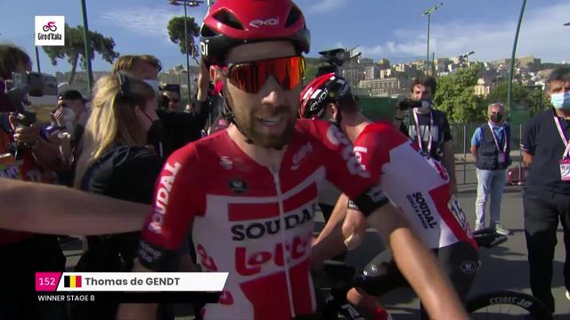 Giro, 8e étape, Naples - Naples: De Gendt (BEL) s'impose au sprint, Schmid (SUI) termine 6e