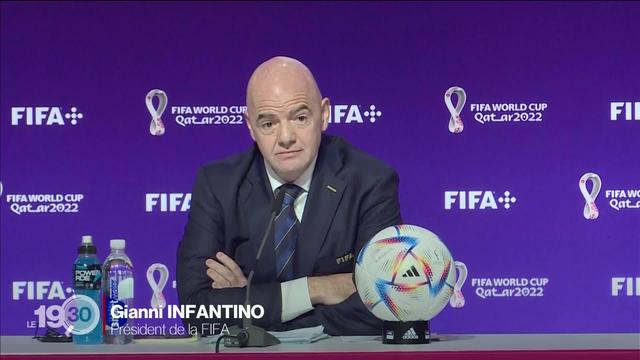 À la veille de l’ouverture, Gianni Infantino le président de la FIFA défend l’organisation du Mondial de football au Qatar