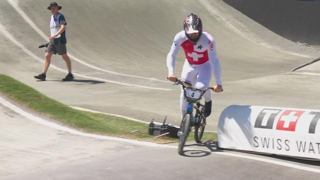 BMX: Simon Marquart premier Helvète à fêter un titre mondial