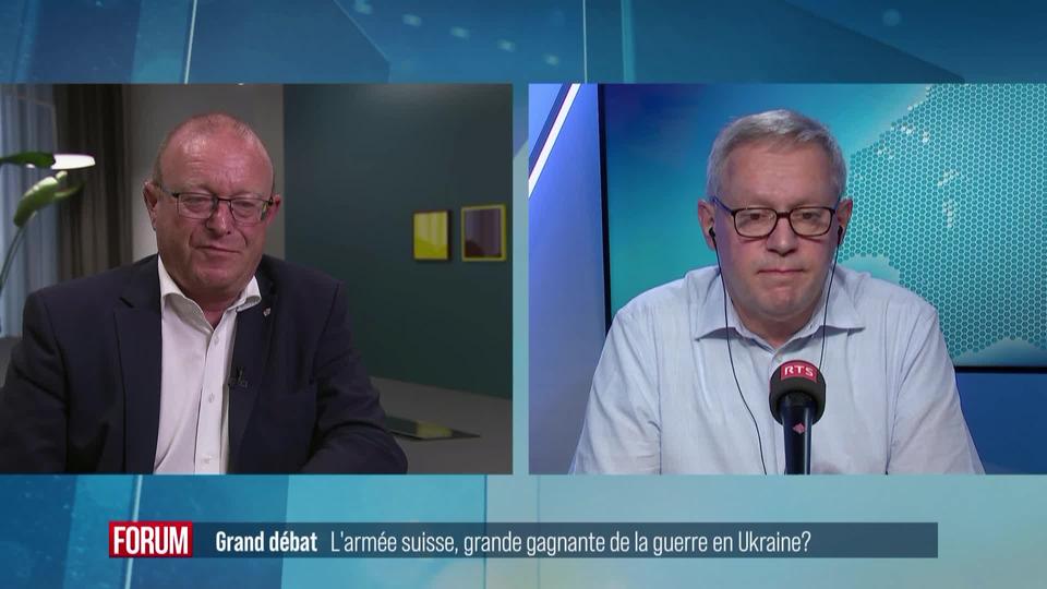 Le grand débat (vidéo) - l’armée suisse est-elle la grande gagnante de la guerre en Ukraine?