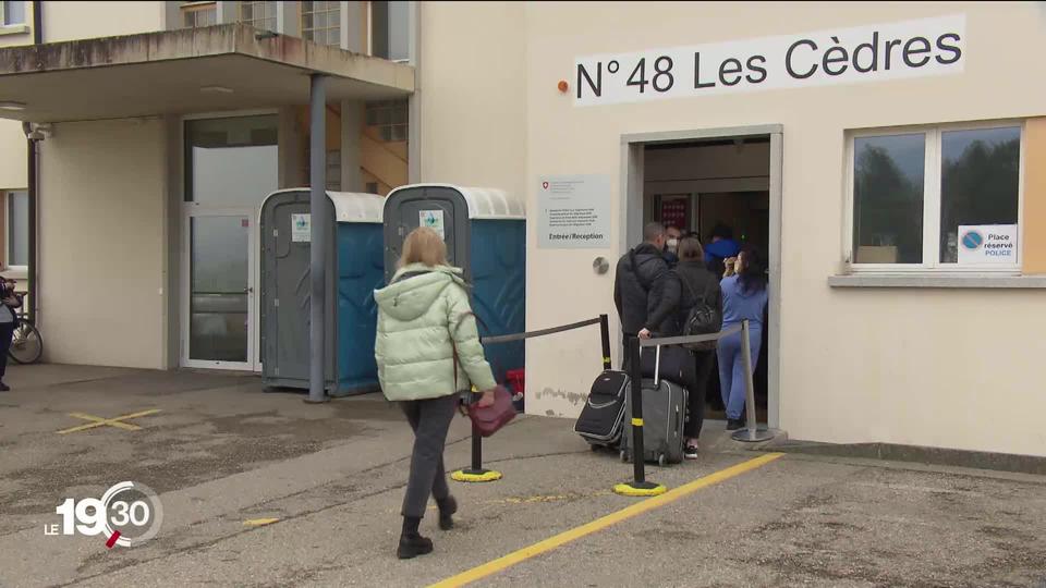 Retournement de situation au centre fédéral d'asile de Boudry où le chaos du début de semaine a laissé place au calme.