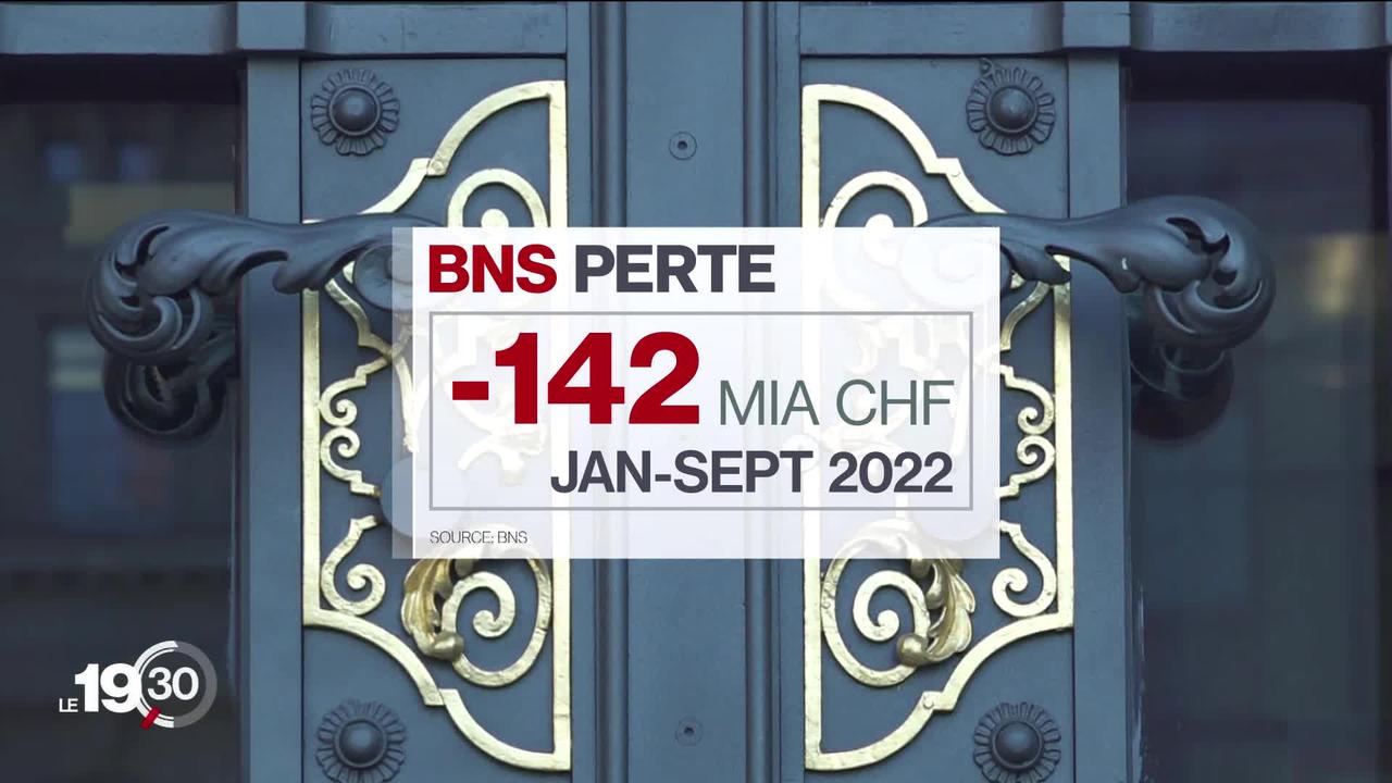 La Banque nationale suisse essuie une perte abyssale de 142,4 milliards de francs sur les neuf premiers mois de l’année. Explications