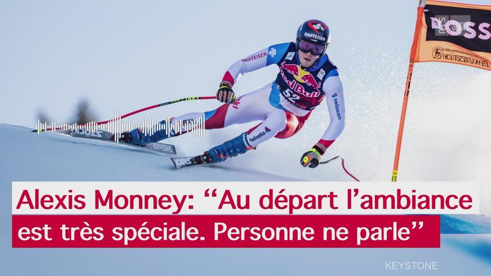 Ski - Kitzbühel: ''L'ambiance est très spéciale au départ'' - Alexis Monney