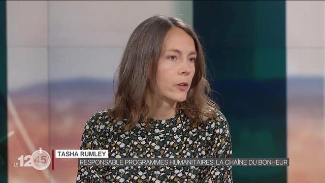 Tasha Rumley, responsable de programmes humanitaires pour la Chaîne du Bonheur, évoque l'élan de solidarité envers le peuple ukrainien