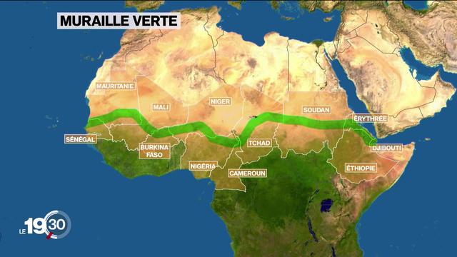 L’ambitieux projet de la Grande muraille verte vise à créer en Afrique une barrière végétale de 8'000 km entre l’Atlantique et l’océan Indien