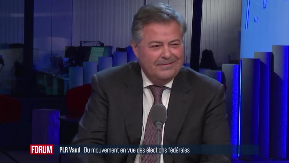 Le PLR vaudois se prépare pour les élections fédérales de 2023: interview de Marc-Olivier Buffat