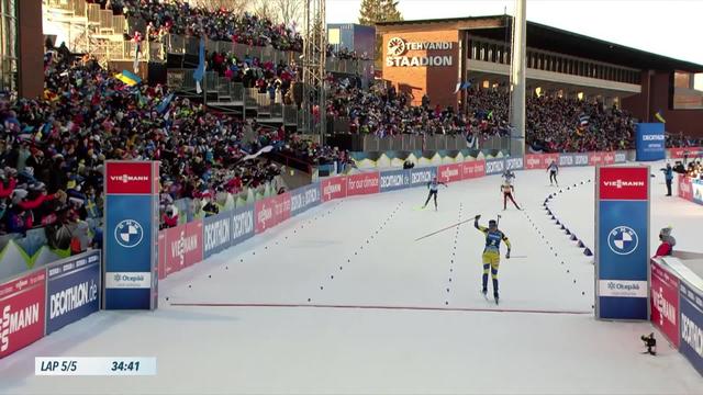 Otepää (EST), Mass Start dames: victoire d'Oeberg (SWE) en Estonie
