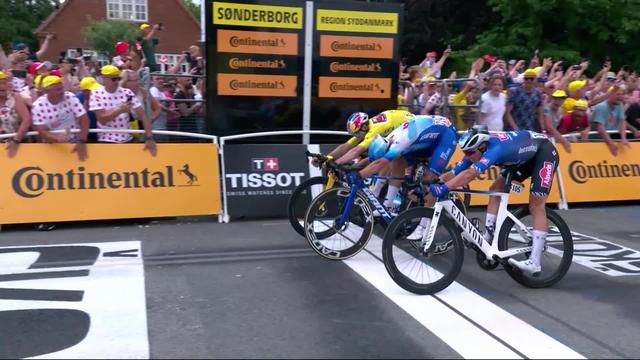 Tour de France, 3e étape: Vejle - Sønderborg : victoire sur le fil de Dylan Groenewegen (NED)