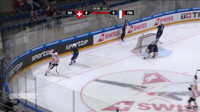 Hockey, match de préparation: Suisse - France (4-1)