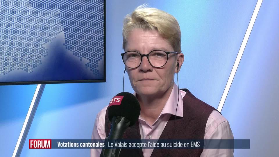 Oui au suicide assisté dans les EMS en Valais: interview de Barbara Lanthemann