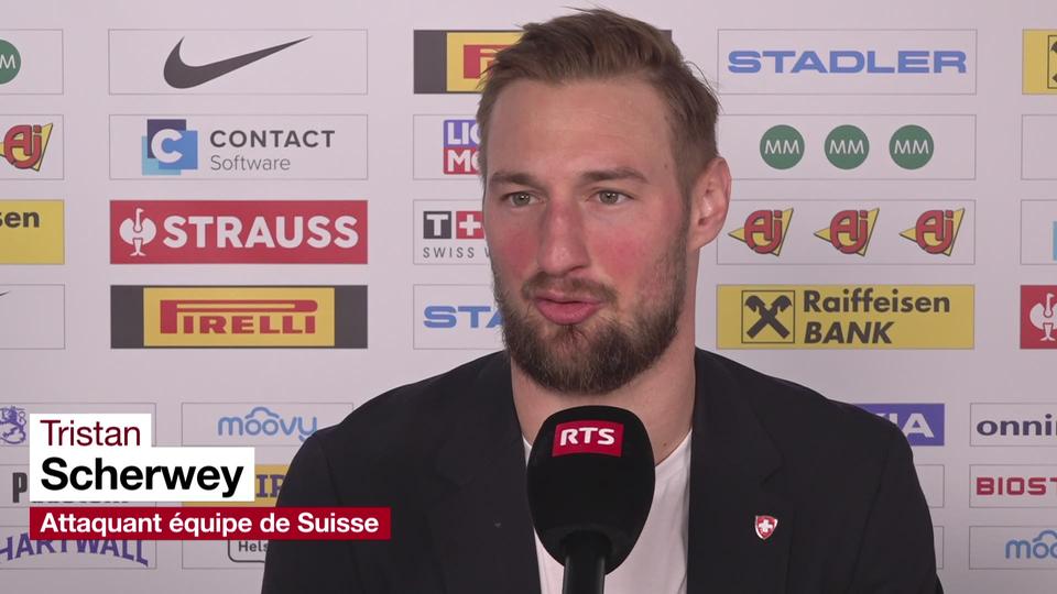 Hockey: Tristan Scherwey à l'interview