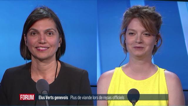 Les Verts genevois interdisent à leurs représentants de manger de la viande lors de repas officiels (vidéo)