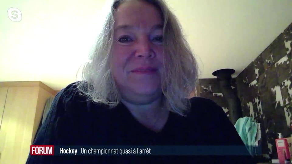 Hockey sur glace: un championnat quasi à l'arrêt: interview de Stéphanie Mérillat