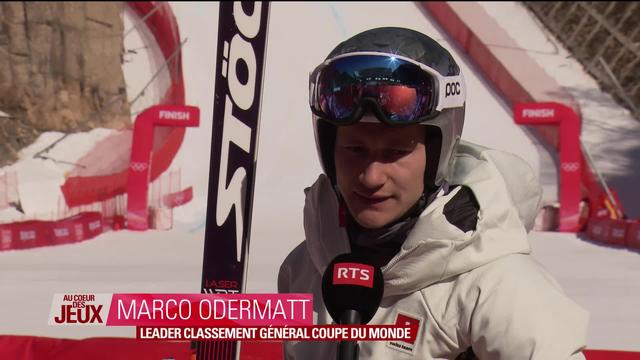 JO, Ski alpin : Marco Odermatt (SUI) nous livre ses impressions sur les conditions à Pékin