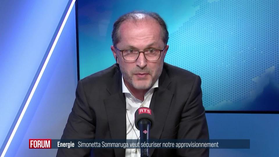 Simonetta Sommaruga veut sécuriser notre approvisionnement en énergie: interview de Benoît Revaz