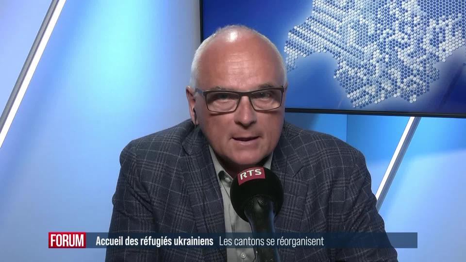 Les cantons normalisent l'accueil des réfugiés ukrainiens: interview de Pierre-Alain Schnegg, conseiller d'État bernois