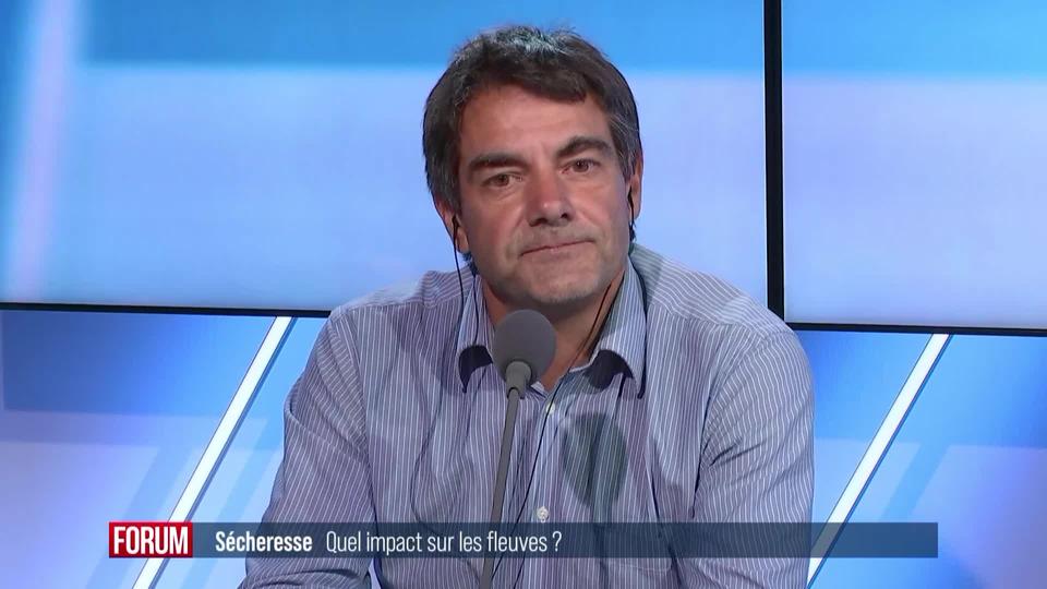 L’impact de la sécheresse sur les fleuves: interview de Gilles Mulhauser