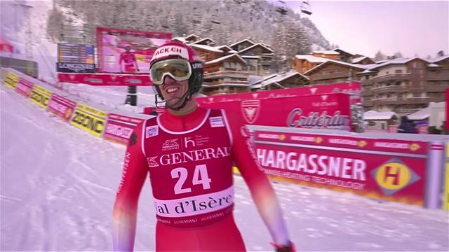 Val d'Isère (FRA), Slalom messieurs, 1re manche: la manche de Ramon Zenhäusern (SUI)