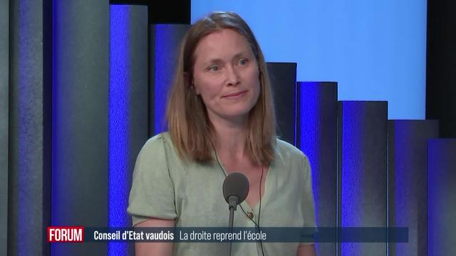 Conseil d'Etat vaudois: la droite reprend l'école