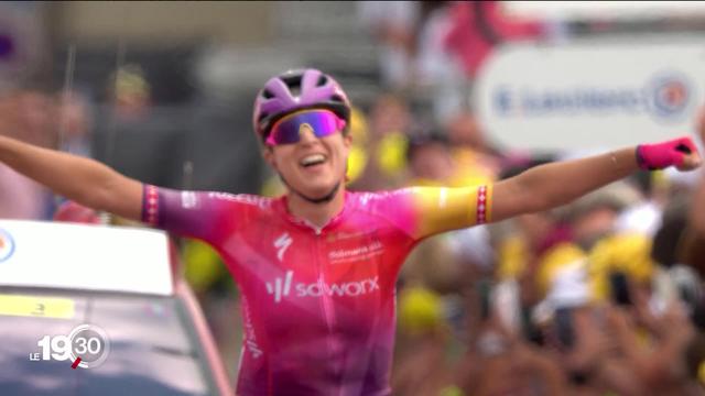 La Bernoise Marlen Reusser remporte la 4e étape du Tour de France Femmes