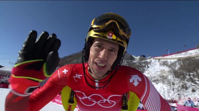 Slalom messieurs, 1re manche: Ramon Zenhaeusern (SUI)