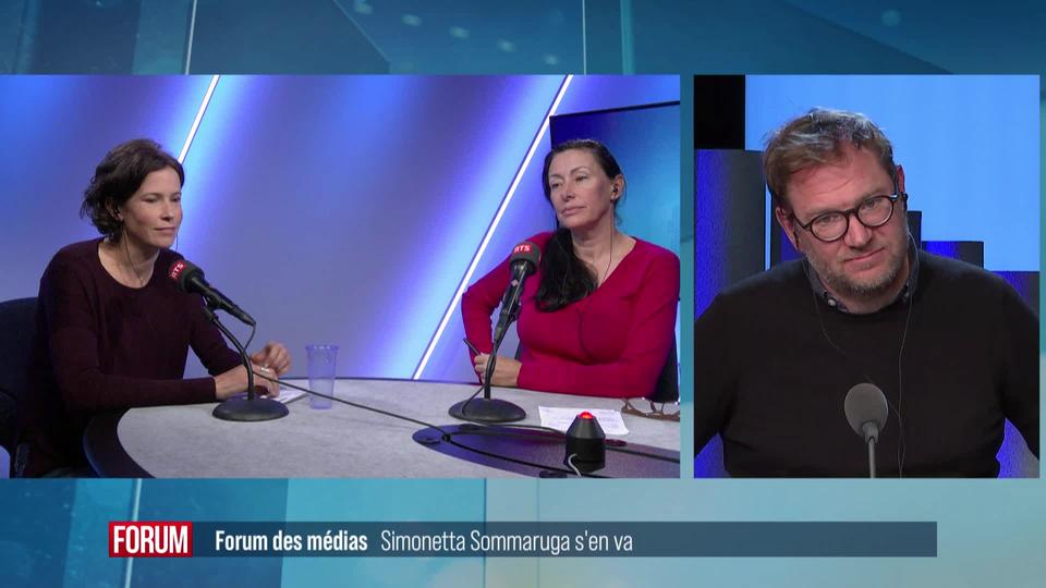 Forum des médias - Simonetta Sommaruga s'en va