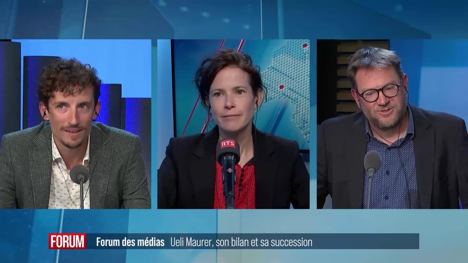 Forum des médias - Ueli Maurer, son bilan et sa succession