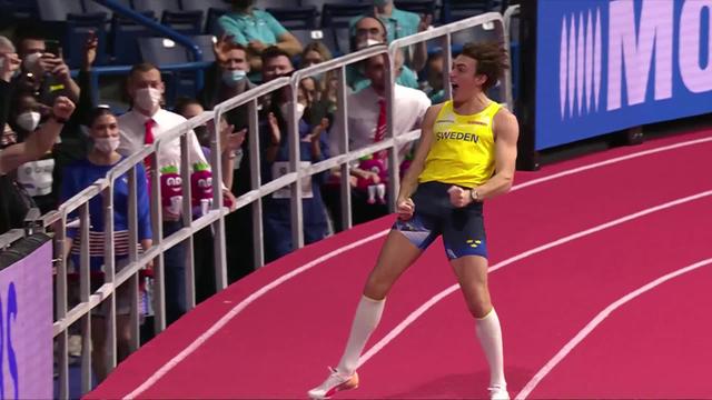 Belgrade (SRB), saut à la perche messieurs: Duplantis (SUE) établit un nouveau record du monde à 6.20