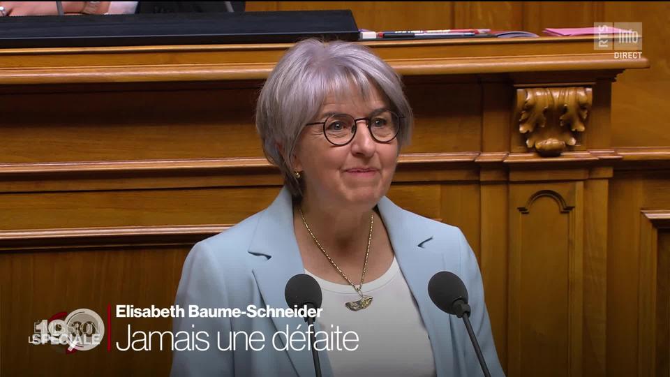 Depuis son entrée en politique, Elisabeth Baume-Schneider n'a jamais connu une défaite dans les urnes