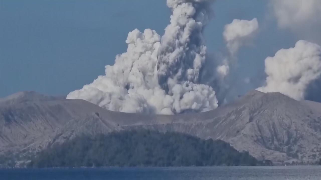 L'éruption du volcan Taal aux Philippines