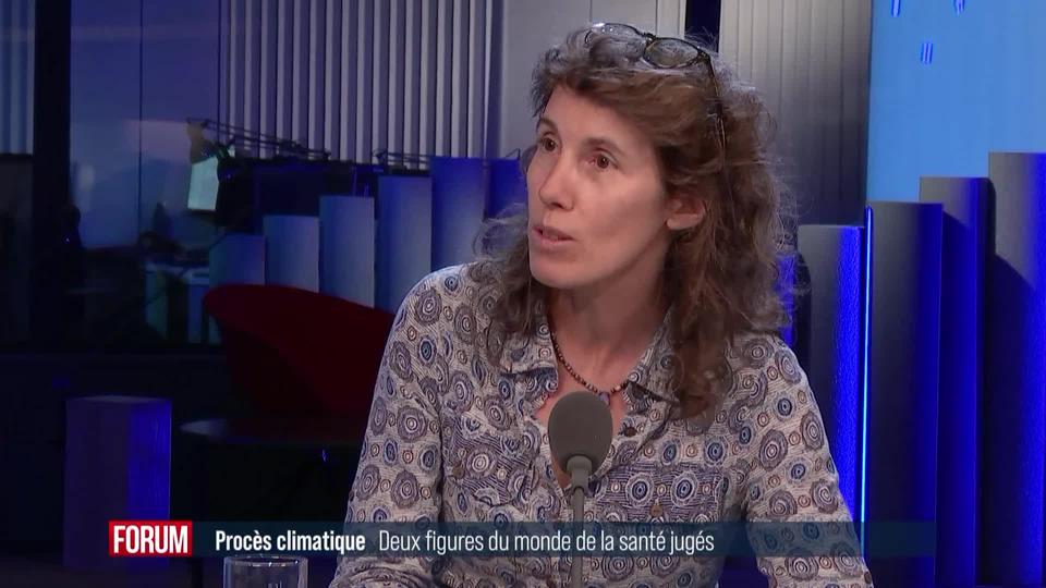 Deux personnalités de la santé condamnées parmi les militants du climat: interview de Valérie D’Acremont (vidéo)