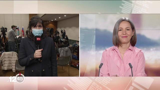 La journaliste Annabelle Durand en direct du sommet de Genève sur l'Ukraine