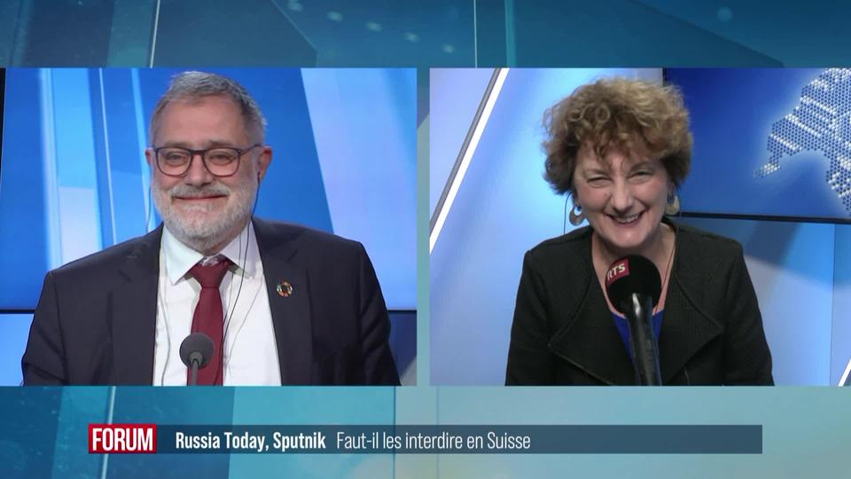 Russia Today, Sputnik: faut-il les interdire en Suisse? Débat entre Marianne Maret et Carlo Sommaruga