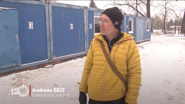 Un entrepreneur zurichois, face à la misère découverte en Ukraine, a décidé d'envoyer là-bas des containers habitables