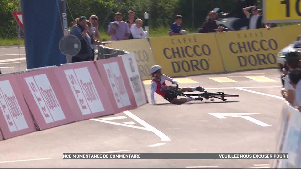 Prologue, Lausanne: la chute de Valère Thiébaud (SUI)