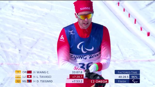 Jeux Paralympiques, Ski nordique, 12,5km style libre: Luca Tavasci termine 13e
