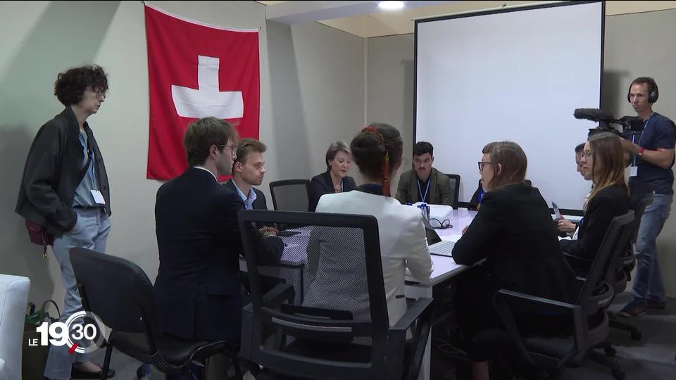 Huit jeunes activistes suisses s'engagent pour qu'un accord soit trouvé avant la fin de la COP 27