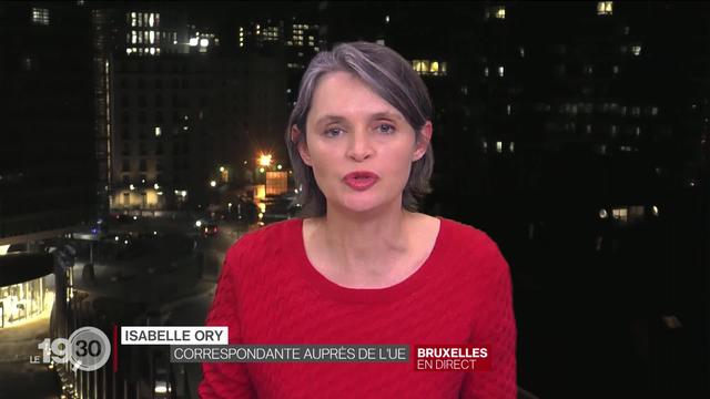 Isabelle Ory, correspondante de la RTS à Bruxelles, analyse les sanctions évoquées par l'Union européenne contre la Russie