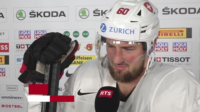 Hockey: "On va vouloir se qualifier pour les quarts de finale" (Tristan Scherwey)