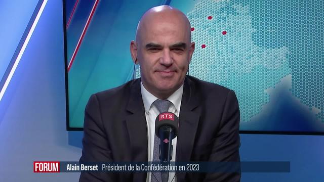 Alain Berset revient sur sa seconde élection à la présidence de la Confédération