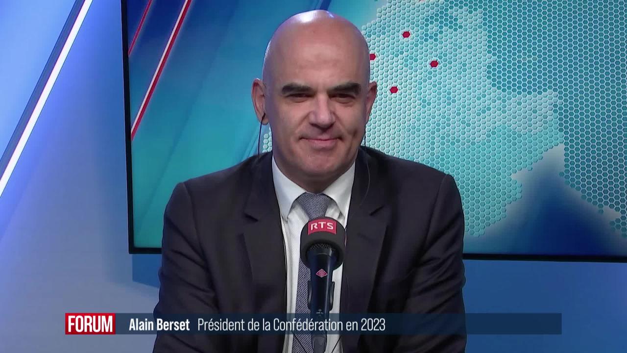 Alain Berset revient sur sa seconde élection à la présidence de la Confédération
