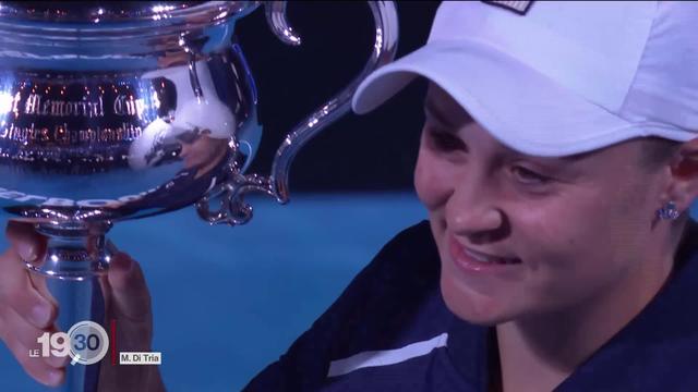 Ashleigh Barty à domicile remporte l'Open d'Australie