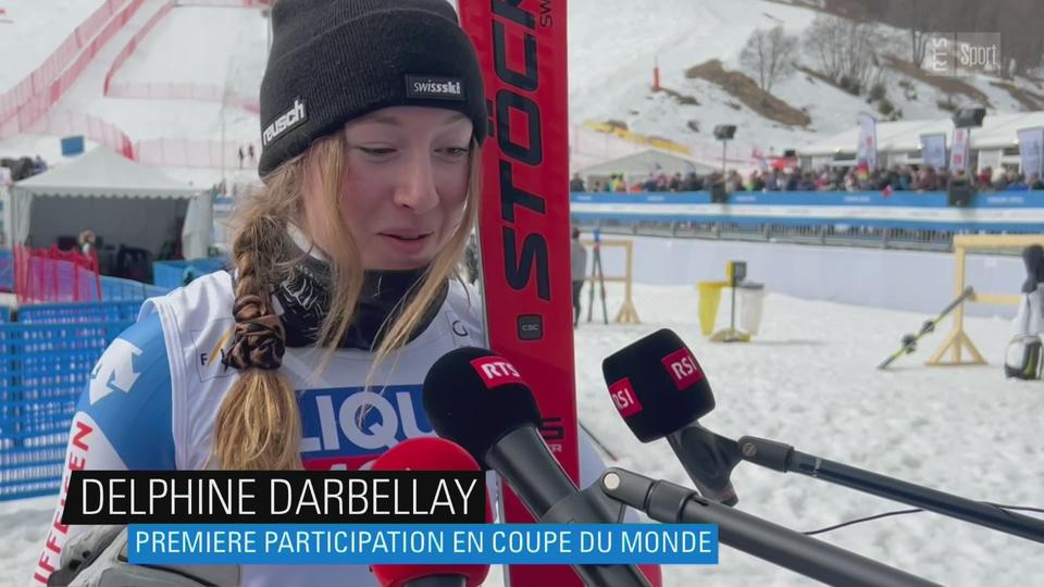 Ski: Delphine Darbellay revient sur sa 1re course de Coupe du monde