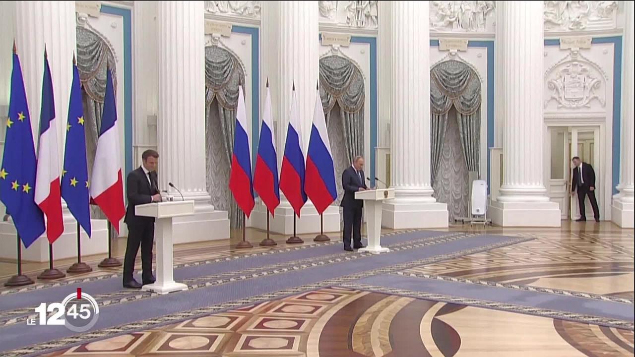 Emmanuel Macron a rencontré Vladimir Poutine pour amorcer une désescalade dans la crise ukrainienne