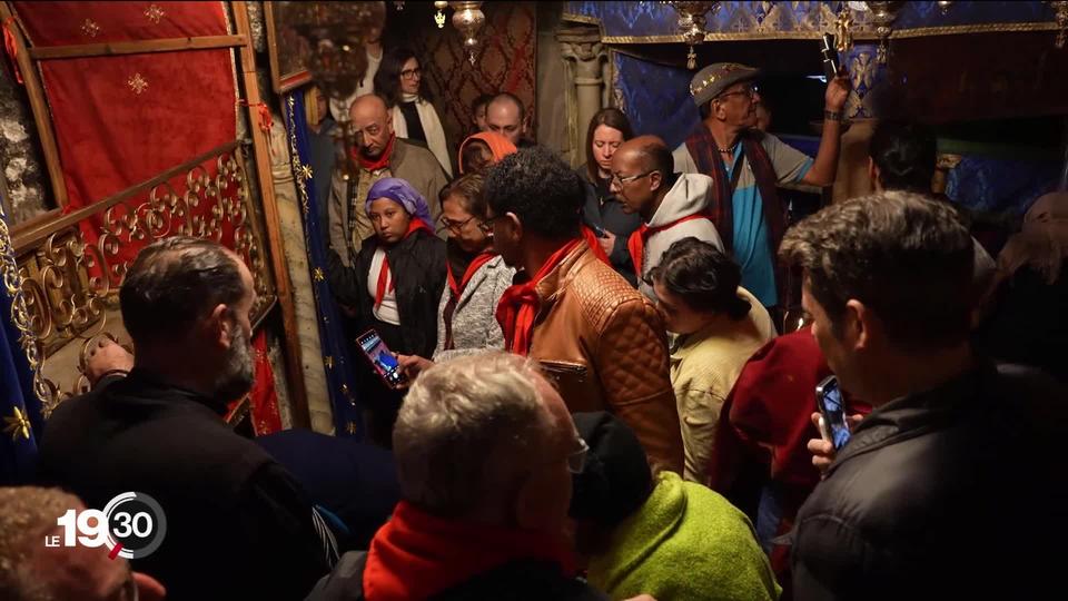 Après 2 ans de Covid, les touristes reviennent en nombre à Bethléem pour les célébrations de Noël.